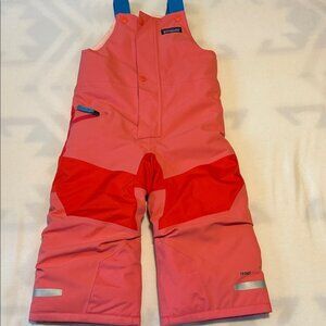 Patagonia Baby Snow Pile Bibs Size 2T